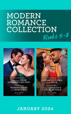 Modern Romance January 2024 Books 5-8 (Mills & Boon Collections) (9780263322743)
