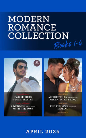 Modern Romance April 2024 Books 1-4 (Mills &amp; Boon Collections)
