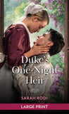 Duke's One-Night Heir: Large type edition by Sarah Rodi (9780263439045)