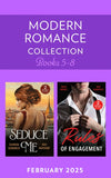 Modern Romance February 2025 Books 5-8: His Enemy's Italian Surrender / Royal Fiancée Required / Engaged in Deception / After-Hours Proposal (Mills & Boon Collections) by Sharon Kendrick, Kali Anthony, Kim Lawrence and Trish Morey