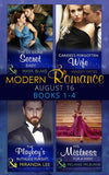 Modern Romance August 2016 Books 1-4 by Maya Blake, Maisey Yates, Miranda Lee and Melanie Milburne (9781474057400)