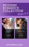 Modern Romance December 2020 Books 5-8: The Innocent Behind the Scandal (The Marchetti Dynasty) / An Heir Claimed by Christmas / The Queen's Impossible Boss / Stolen to Wear His Crown (Mills & Boon Collections) by Abby Green, Clare Connelly, Natalie Anderson and Marcella Bell (9780263298741)
