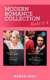 Modern Romance March 2020 Books 5-8: The Greek's Duty-Bound Royal Bride / Her Boss's One-Night Baby / Demanding His Billion-Dollar Heir / The Scandal Behind the Italian's Wedding (Mills & Boon Collections) by Julia James, Jennie Lucas, Pippa Roscoe and Millie Adams (9780263281132)