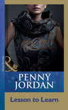 Lesson To Learn (Mills & Boon Modern) by Penny Jordan