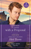 It Started With A Proposal / Highland Fling With Her Boss: It Started with a Proposal (The Bridal Party) / Highland Fling with Her Boss (Mills & Boon True Love) by Susan Meier and Karin Baine (9780263321265)