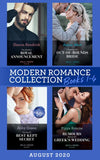 Modern Romance August 2020 Books 1-4: The Sheikh's Royal Announcement / Claiming His Out-of-Bounds Bride / The Maid's Best Kept Secret / Rumors Behind the Greek's Wedding (9780008908195)