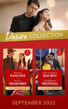 The Desire Collection September 2022: Best Man Rancher (The Carsons of Lone Rock) / An Ex to Remember / How to Marry a Bad Boy / The Pregnancy Proposal (Mills & Boon Collections) by Maisey Yates, Jessica Lemmon, Shannon McKenna and Niobia Bryant
