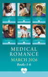 Medical Romance March 2026 Books 1-6 by Tina Beckett, Kristine Lynn, Alison Roberts, Luana DaRosa, Sue MacKay and Amy Ruttan (9780008950910)