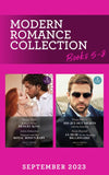 Modern Romance September 2023 Books 5-8 – 4 Books in 1 (Mills & Boon Collections) by Maisey Yates, Jackie Ashenden, Pippa Roscoe and Rosie Maxwell