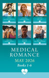 Medical Romance May 2026 Books 1-6: Greek Hospital, Red-Hot Reunion (Mediterranean Docs) / Wearing the Italian Surgeon's Ring / Doctor's Family Made in Sicily / A Mother for the GP's Son / City Doc to the Rescue /... by Tina Beckett, JC Harroway, Luana DaRosa, Annie Claydon, Kristine Lynn and Amy Blythe (9780008950996)
