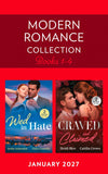 Modern Romance January 2027 Books 1-4: Her Impossible Royal Boss (Enemies by Royal Blood) / Forbidden Ferrara Heir / The Greek Pregnancy Test / Branded with His Ring (Mills & Boon Collections) by Heidi Rice, Caitlin Crews, Jackie Ashenden and Clare Connelly (9780263426236)