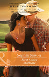 First Comes Marriage (Welcome to Bellhaven, Book 1) (Mills & Boon Heartwarming) by Sophia Sasson