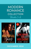 Modern Romance December 2026 Books 5-8: Vendetta with Consequences (Hate to Love) / Secret Kept in Hate / Revenge Sealed with a Ring / Undoing His Forbidden Bride (Mills & Boon Collections) by Julia James, Abby Green, Michelle Smart and Annie West (9780263425901)