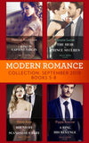 Modern Romance September 2018 Books 5-8: The Heir the Prince Secures / Bound by Their Scandalous Baby / The King's Captive Virgin / A Ring to Take His Revenge by Jennie Lucas, Heidi Rice, Natalie Anderson and Pippa Roscoe