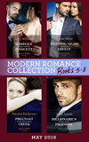 Modern Romance May 2019: Books 5-8: Marriage Bargain with His Innocent / Wedding Night Reunion in Greece / Pregnant by the Commanding Greek / Billionaire's Mediterranean Proposal (9781474095969)