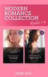 Modern Romance June 2021 Books 1-4: Secrets of Cinderella's Awakening / Nine Months to Claim Her / One Wild Night with Her Enemy / The Billion-Dollar Bride Hunt (Mills & Boon Collections) by Sharon Kendrick, Natalie Anderson, Heidi Rice and Melanie Milburne (9780263300475)