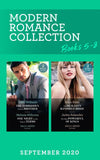 Modern Romance September 2020 Books 5-8: The Forbidden Cabrera Brother / One Night on the Virgin's Terms / The Sicilian's Banished Bride / The Most Powerful of Kings (Mills & Boon Collections) by Cathy Williams, Melanie Milburne, Maya Blake and Jackie Ashenden (9780263298161)