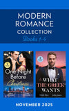 Modern Romance November 2025 Books 1-4: Heir for the Holidays / Boss's Christmas Baby Acquisition / Greek's Kidnapped Princess / Dimistrios's Bought Mistress (Mills & Boon Collections) by Cathy Williams, Dani Collins, Heidi Rice and Julia James (9780263421163)