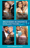 Modern Romance Books September Books 5-8: Shock Marriage for the Powerful Spaniard (Conveniently Wed!) / The Greek's Virgin Temptation / Sheikh's Royal Baby Revelation / Redeemed by Her Innocence (Mills & Boon Collections) by Cathy Williams, Susan Stephens, Annie West and Bella Frances (9780263277845)