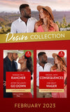 The Desire Collection February 2023: Designs on a Rancher (Texas Cattleman's Club: The Wedding) / After the Lights Go Down / Friends…with Consequences / One Night Wager (Mills & Boon Collections) by LaQuette, Donna Hill, Jules Bennett and Katherine Garbera