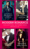 Modern Romance October 2018 Books 5-8: The Tycoon's Ultimate Conquest / The Spaniard's Pleasurable Vengeance / Kidnapped for Her Secret Son / Consequence of the Greek's Revenge by Cathy Williams, Lucy Monroe, Andie Brock and Trish Morey
