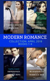 Modern Romance Collection: April 2018 Books 1 – 4: Castiglione's Pregnant Princess / Consequence of His Revenge / Imprisoned by the Greek's Ring / Blackmailed into the Marriage Bed (Mills & Boon Collections) (9780263267570)