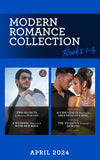 Modern Romance April 2024 Books 1-4 (Mills & Boon Collections) by Lynne Graham, Cathy Williams, Maya Blake and Joss Wood (9780263323184)