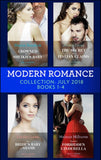 Modern Romance July 2018 Books 1-4 Collection: Crowned for the Sheikh's Baby / The Secret the Italian Claims / The Bride's Baby of Shame / Tycoon's Forbidden Cinderella by Sharon Kendrick, Jennie Lucas, Caitlin Crews and Melanie Milburne