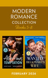 Modern Romance February 2026 Books 5-8: Billion-Dollar Baby Clause / Enemies Until After Hours / Business-Deal Bride / Wed for the Headlines (Mills & Boon Collections) by Louise Fuller, Natalie Anderson, Dani Collins and Emmy Grayson (9780263421644)