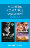 Modern Romance January 2026 Books 5-8: Maid for the Italian / Greek's Royal Runaway / Vows to the Boss / Fast-Track Dating Deception (Mills & Boon Collections) by Cathy Williams, Trish Morey, Kali Anthony and Joss Wood (9780263421323)