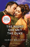 The Night She Met The Duke (Mills & Boon Historical) by Sarah Mallory