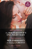 The Housekeeper's One-Night Baby / Her Forbidden Awakening In Greece: The Housekeeper's One-Night Baby / Her Forbidden Awakening in Greece (The Secret Twin Sisters) (Mills & Boon Modern) by Sharon Kendrick and Kim Lawrence