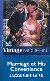 Marriage At His Convenience (Wedlocked!, Book 21) (Mills & Boon Modern) by Jacqueline Baird