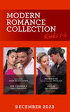 Modern Romance December 2023 Books 1-4 (Mills & Boon Collections) by Cathy Williams, Louise Fuller, Maya Blake and Emmy Grayson (9780263322705)