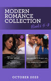 Modern Romance October 2023 Books 5-8 (Mills & Boon Collections) by Maya Blake, Millie Adams, Joss Wood and Lorraine Hall