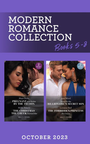 Modern Romance October 2023 Books 5-8 (Mills & Boon Collections) by Maya Blake, Millie Adams, Joss Wood and Lorraine Hall