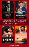 Modern Romance June 2026 Books 1-4: Italian Devil's Baby (Captive Mafia Seductions) / The King's Until Midnight / Revenge Paid in Pregnancy / Heir with My Enemy by Heidi Rice, Millie Adams, Caitlin Crews and Jackie Ashenden (9780008951368)