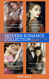 Modern Romance May 2019: Books 1-4: Claimed for the Sheikh's Shock Son (Secret Heirs of Billionaires) / A Cinderella to Secure His Heir / The Italian's Twin Consequences / Penniless Virgin to Sicilian's Bride by Carol Marinelli, Michelle Smart, Caitlin Crews and Melanie Milburne
