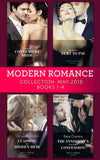 Modern Romance Collection: May 2018 Books 1 - 4: Kostas's Convenient Bride / The Virgin's Debt to Pay / Claiming His Hidden Heir / The Innocent's One-Night Confession (9781474084154)