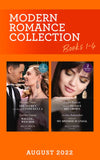 Modern Romance August 2022 Books 1-4: The Secret That Shocked Cinderella / Willed to Wed Him / Claimed to Save His Crown / Stolen for My Spanish Scandal (Mills & Boon Collections) by Maisey Yates, Caitlin Crews, Pippa Roscoe and Jackie Ashenden
