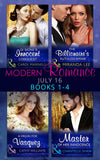 Modern Romance July 2016 Books 1-4: Di Sione's Innocent Conquest (The Billionaire's Legacy, Book 1) / A Virgin for Vasquez / The Billionaire's Ruthless Affair (Rich, Ruthless and Renowned, Book 2) /... by Carol Marinelli, Cathy Williams, Miranda Lee and Chantelle Shaw