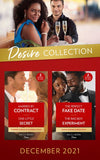 The Desire Collection December 2021: Married by Contract (Texas Cattleman's Club: Fathers and Sons) / One Little Secret / The Perfect Fake Date / The Bad Boy Experiment (Mills & Boon Collections) by Yvonne Lindsay, Maureen Child, Naima Simone and Reese Ryan