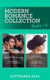 Modern Romance September 2023 Books 1-4 – 4 Books in 1 (Mills & Boon Collections) by Heidi Rice, Annie West, Caitlin Crews and Jennifer Hayward