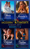 Modern Romance Collection: August 2017 Books 1 - 4: An Heir Made in the Marriage Bed / The Prince's Stolen Virgin / Protecting His Defiant Innocent / Pregnant at Acosta's Demand by Anne Mather, Maisey Yates, Michelle Smart and Maya Blake