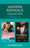 Modern Romance October 2025 Books 5-8: Greek Vows Revisited (Convenient Wives Club) / Stolen Pregnant Bride / The Rossetti Ring Requirement / Tycoon's Terms of Engagement (Mills & Boon Collections) by Natalie Anderson, Annie West, Pippa Roscoe and Clare Connelly (9780263419252)