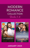 Modern Romance January 2025 Books 5-8: Enemy's Game of Revenge / Billionaire's Bride Bargain / Strictly Forbidden Boss / Italian's Pregnant Mistress (Mills & Boon Collections) by Maya Blake, Millie Adams, Bella Mason and Carol Marinelli