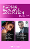Modern Romance June 2023 Books 1-4: Midnight Surrender to the Spaniard (Heirs to the Romero Empire) / Her Diamond Deal with the CEO / The Reason for His Wife's Return /... by Carol Marinelli, Louise Fuller, Tara Pammi and Melanie Milburne