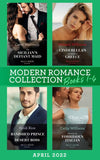 Modern Romance April 2022 Books 1-4: The Sicilian's Defiant Maid / Cinderella's Invitation to Greece / Banished Prince to Desert Boss / Hired by the Forbidden Italian (9780008925185)