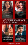 Modern Romance January 2023 Books 5-8: Revealing Her Best Kept Secret / A Vow to Set the Virgin Free / Marriage Bargain with Her Brazilian Boss / The Prince's Royal Wedding Demand (9780008931094)