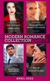 Modern Romance April 2023 Books 1-4: The Italian's Innocent Cinderella / The Housekeeper and the Brooding Billionaire / Virgin's Night with the Greek / Bound by a Sicilian Secret by Cathy Williams, Annie West, Lucy King and Lela May Wight (9780008932022)